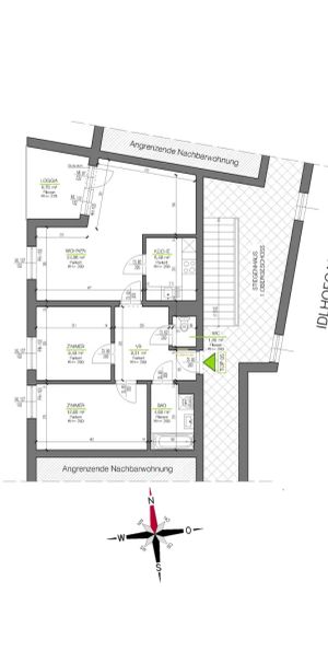 3 Zimmer Wohnung mit großer Loggia - Provisionsfrei! - Foto 2
