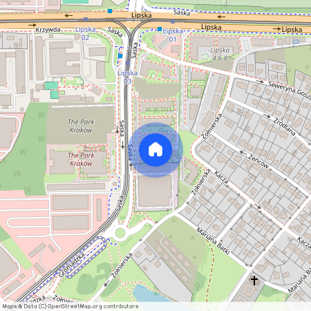 ul. Saska, Płaszów, Podgórze, Kraków, małopolskie