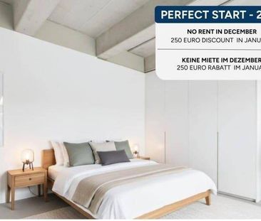 Mietrabatt - Einzugsangebot! Neubau-2-Zimmer-Wohnung mit Balkon, Ei... - Photo 1