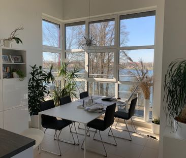 Penthouse mit Dachterrasse in 1. Seelinie und Kaminanschluss - Foto 5