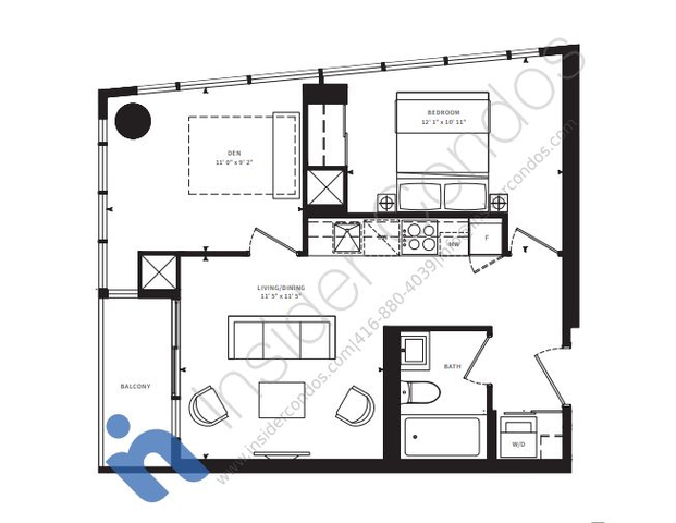 For Lease - 19 Western Battery Road Unit# 717, Toronto, Ontario - Photo 1
