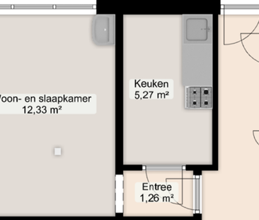Leuke kamer met eigen keuken aan de Westersingel!, Groningen - Photo 6