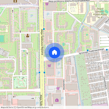 al. Tadeusza Rejtana, Paderewskiego, Rzeszów, podkarpackie