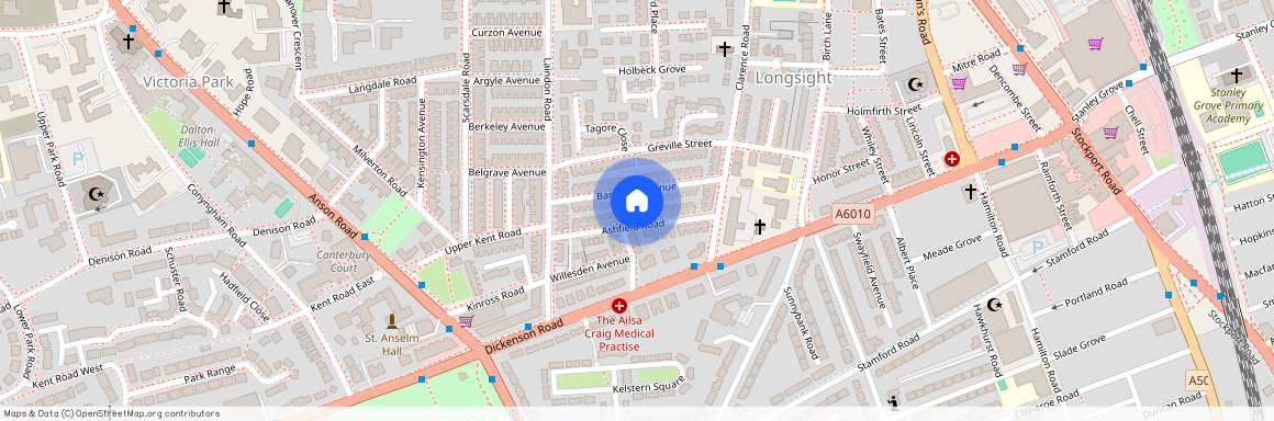 Ashfield Road, Victoria Park, Manchester, M13