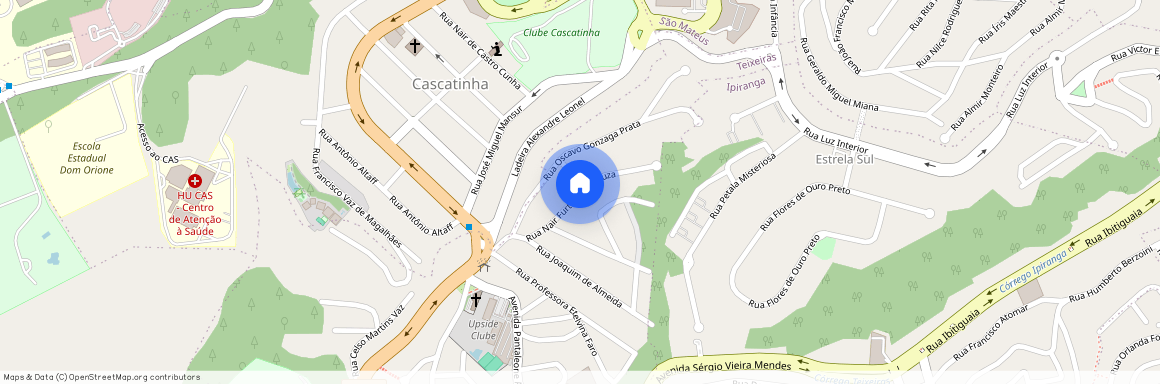 Rua Nair Furtado de Souza, 221, Jardim Laranjeiras, Juiz de Fora, Minas Gerais, 36033-190