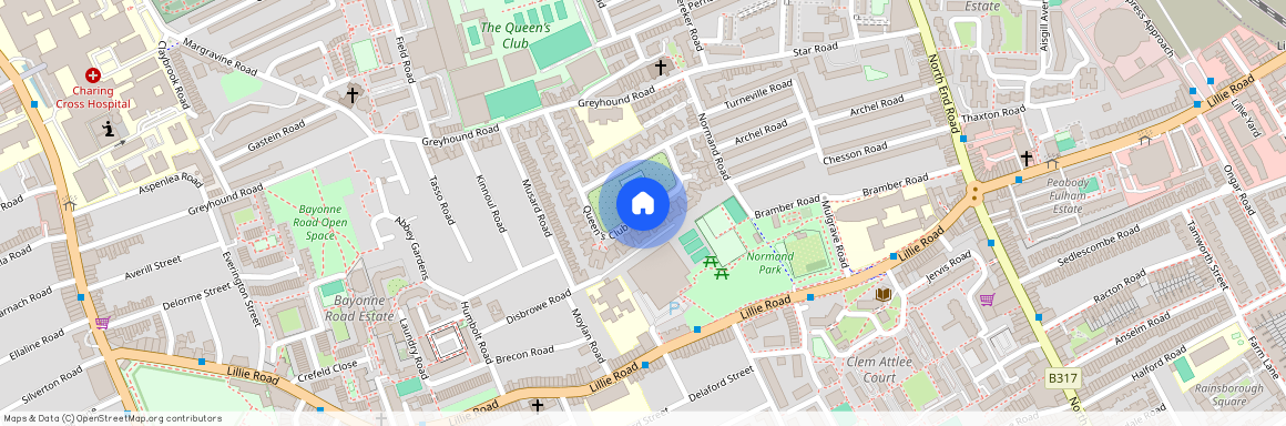 Queen's Club Gardens, W14, London