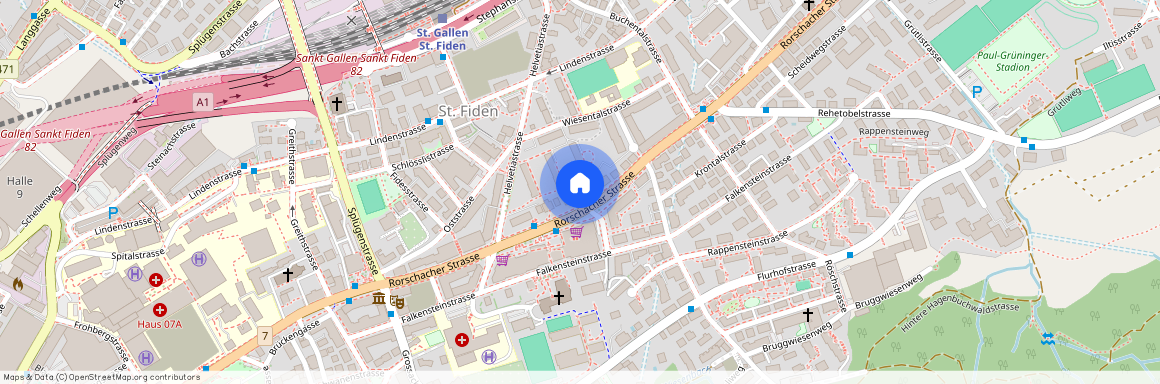 Rorschacherstrasse 161, 9000 St. Gallen, Schweiz