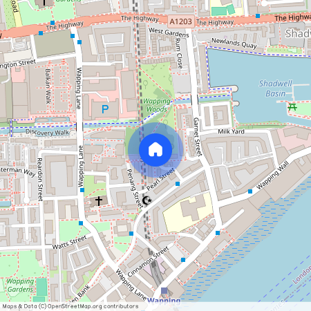 John Rennie Walk, Wapping, E1W