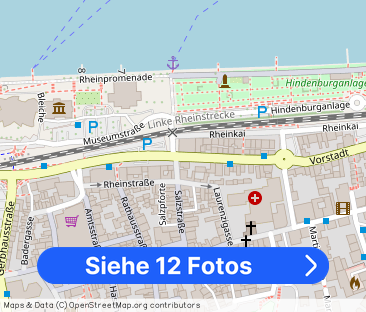 Altbauwohnung mit Rheinblick - Foto 1