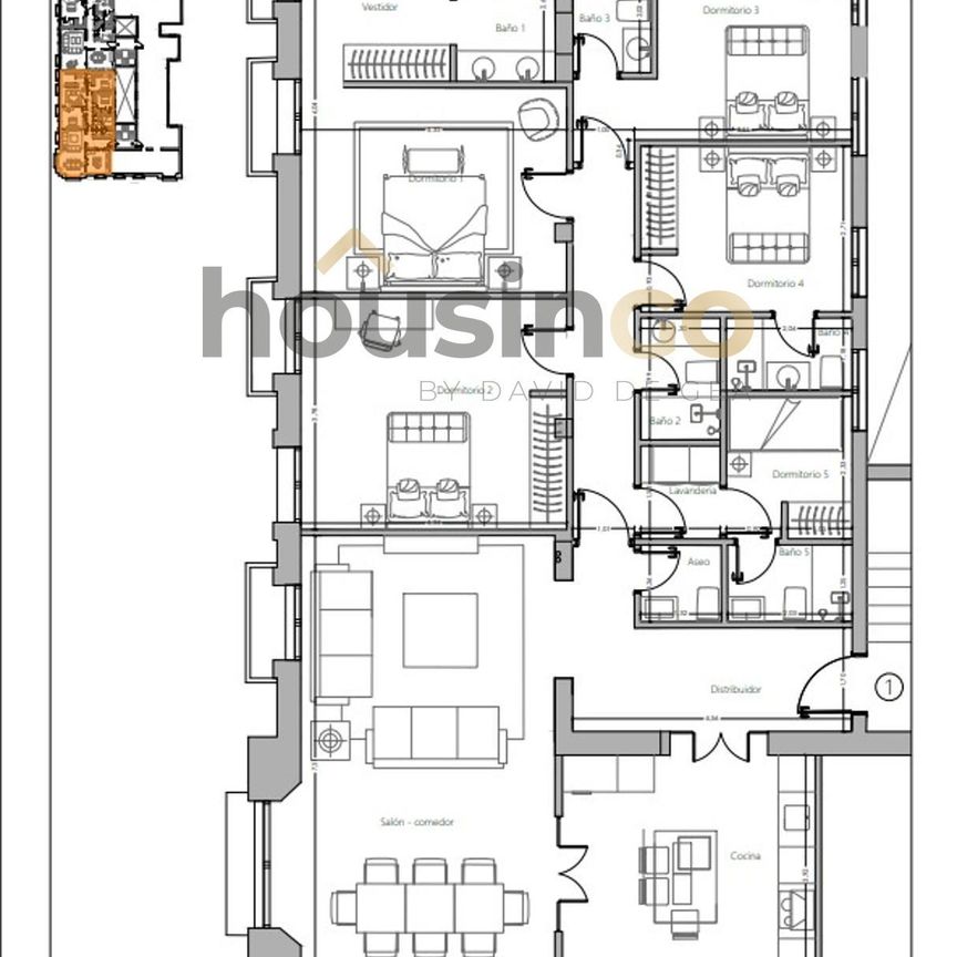 Flat for rent in Madrid (Distrito Salamanca) - Photo 2