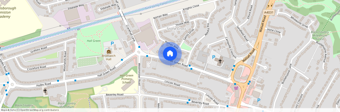 Roman Way, West Bromwich, B71