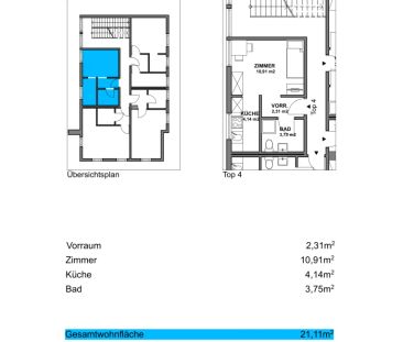 Zentrale 1-Zimmer-Wohnung in Dornbirn zur Miete - Photo 5