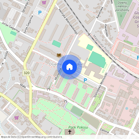 ul. Stanisława Moniuszki, Jawor, jaworski, dolnośląskie