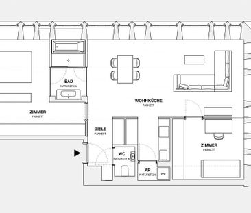 Exklusives Wohnen im 5. OG - 3-Zimmer-Wohnung im großartigen Neubau... - Foto 5