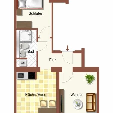 Friedrichstadt: Kernsanierte und moderne Wohnung mit EBK in zentraler und beliebter Lage! - Foto 1