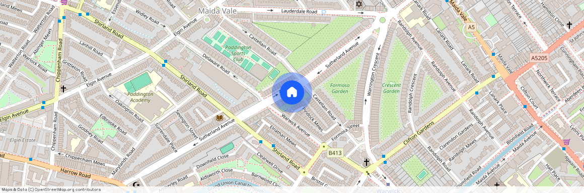 Sutherland Avenue, Maida Vale, London, W9