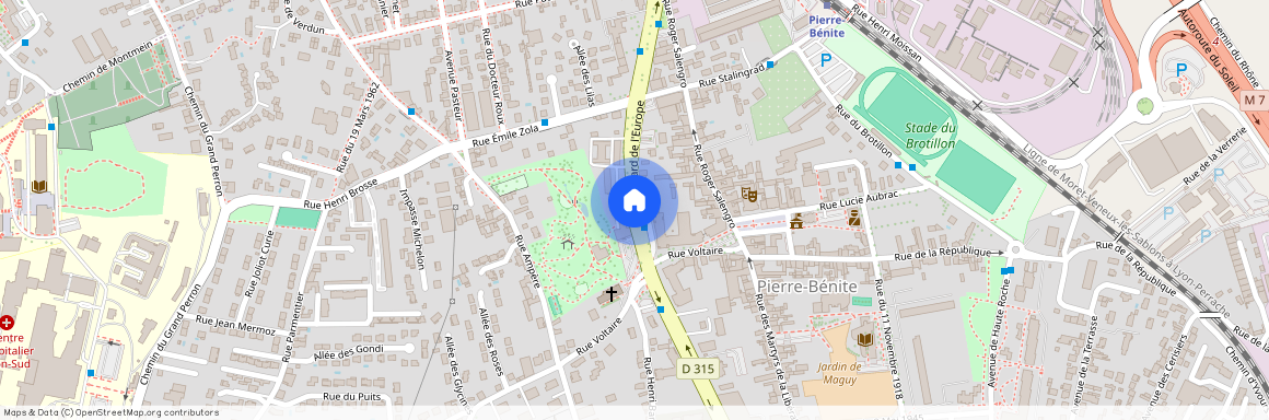 Pierre Benite, Secteur Centre