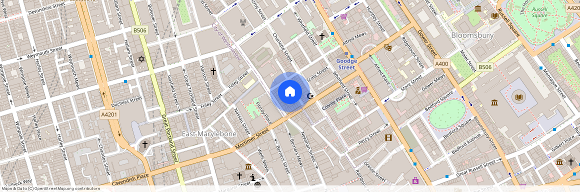 Goodge Place, Fitzrovia, London, W1T