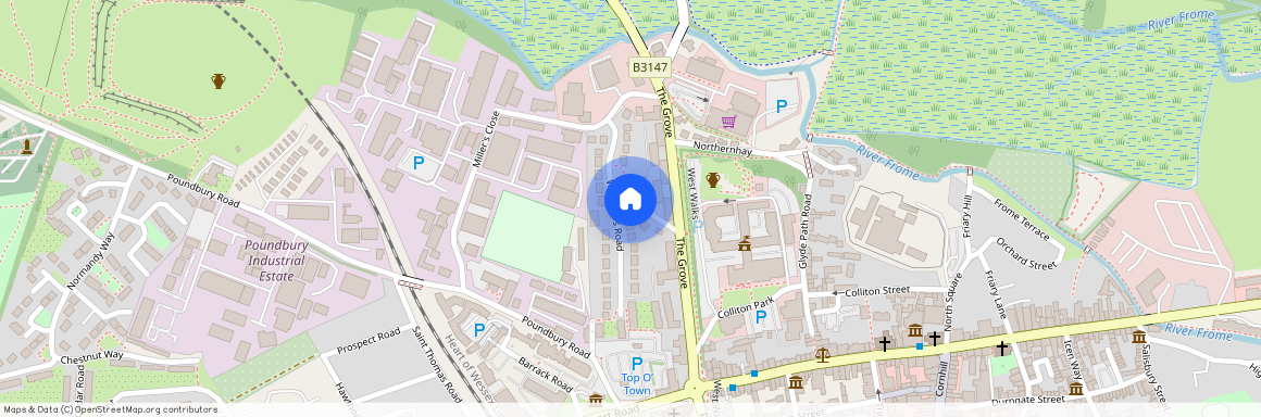 West Mills Road, Dorchester