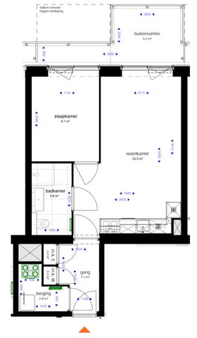 Appartement te huur: Baan 34-A12 3011 CB Rotterdam - Photo 3