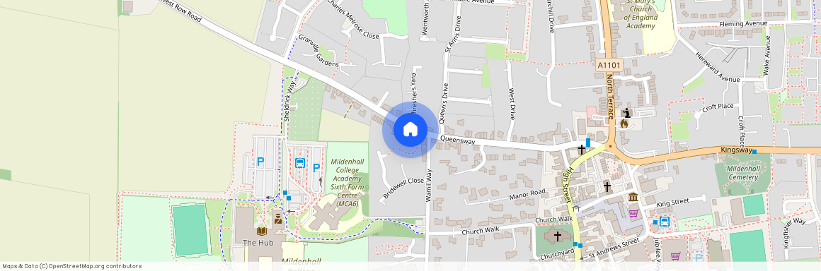 Queensway, Mildenhall, Bury St. Edmunds