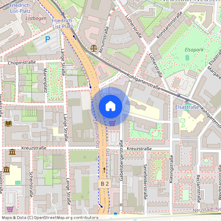 Kuchengartenstraße, 04315 Leipzig - Neustadt-Neuschönefeld