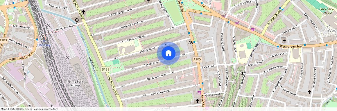 Fairfax Road, N8, London