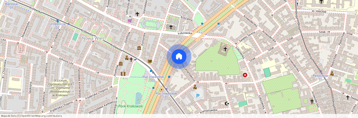 ul. Teofila Aleksandra Lenartowicza, Piasek, Stare Miasto, Kraków, małopolskie
