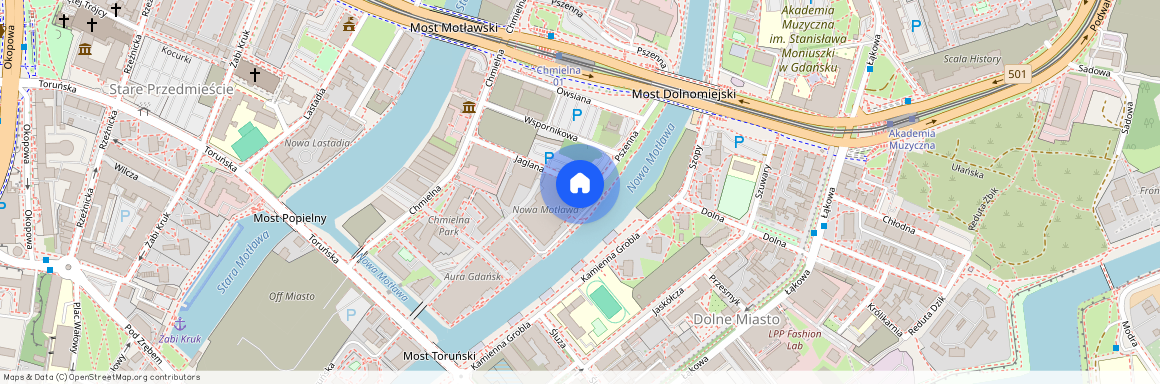 ul. Jaglana, Śródmieście, Gdańsk, pomorskie