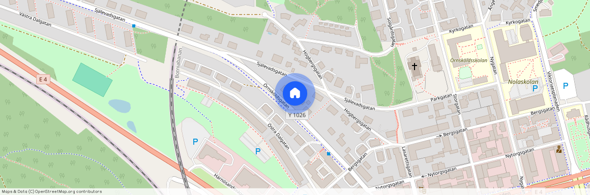 Valhalla, Örnsköldsviks distrikt, Västernorrland, Örnsköldsgatan 18 D