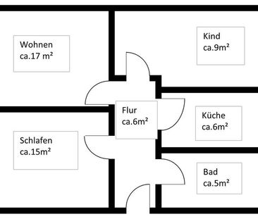 3 Raum-Wohnung - Foto 3