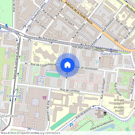 Rue d'Oslo, Francja, Strasbourg