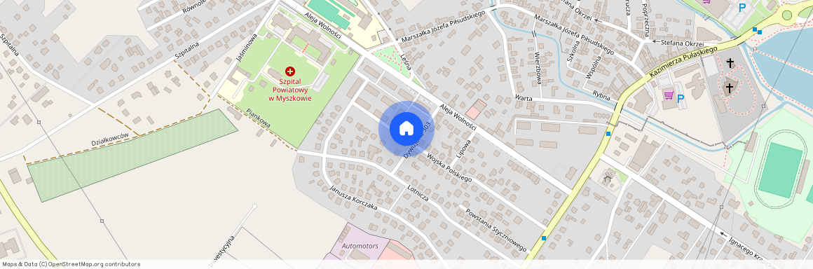 ul. Majora Sucharskiego, Myszków, myszkowski, śląskie