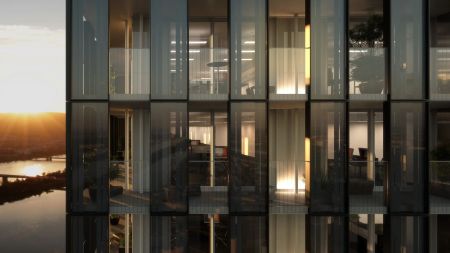 35. Etage: DC2 Tower: SKY RESIDENCES - U1 Donauinsel direkt am Wasser - Photo 2