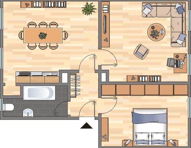 2-Zimmer-Wohnung in Dortmund - Photo 1