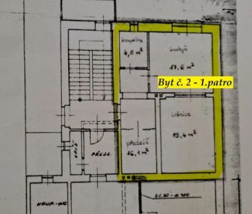 Pronájem prostorného bytu 1+1 v Opočně, Kupkovo náměstí - Photo 4