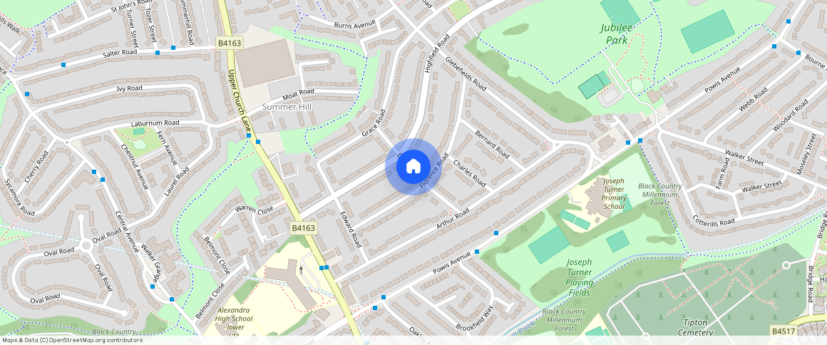 David Road, West Midlands DY4