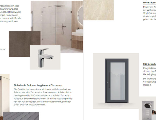 Exklusive 2 Zimmer-Neubauwohnung mit Terrasse und Küche - Photo 1