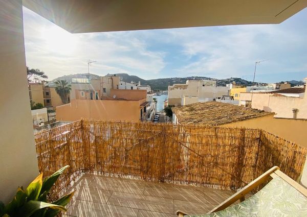 Beautiful sea view apartment in port Andratx to rent