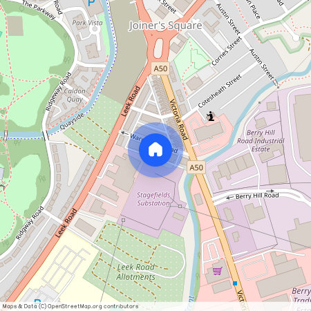 Warrington Road, Stoke-on-Trent, Staffordshire, ST1 3JG