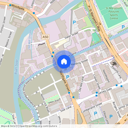 Northgate Street, Mitchian Grand Union Building, LE3