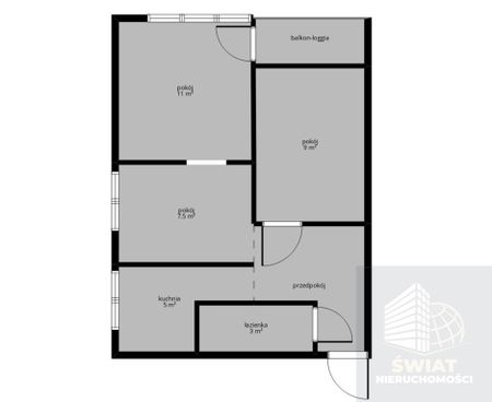 2 (3) pokoje wynajem Szczecin Drzetowo, balkon - Фото 5