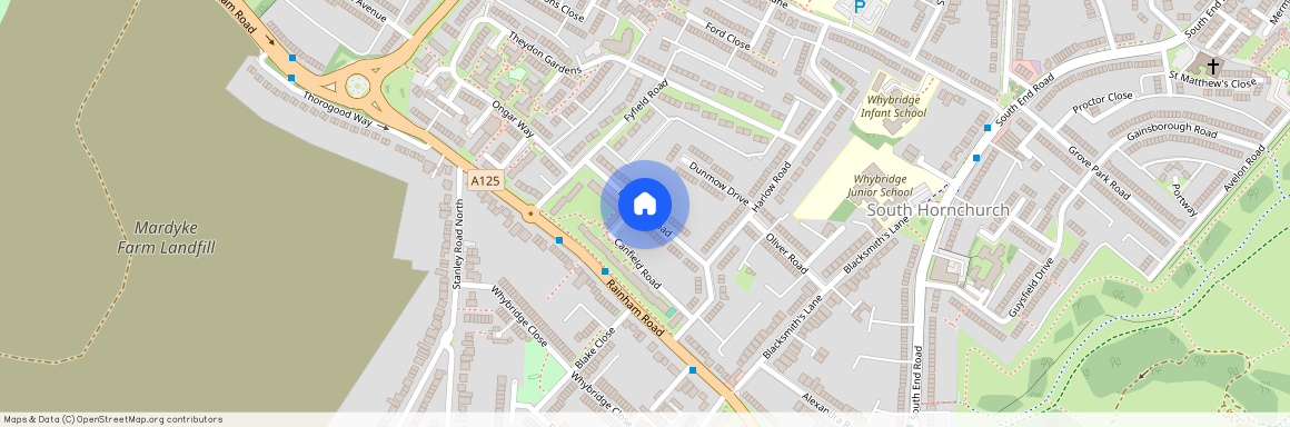 Danbury Road, Rainham, Havering, London, RM13