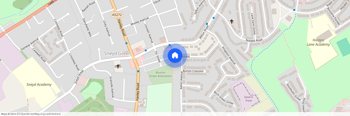 Buxton Street, ST1 6BW