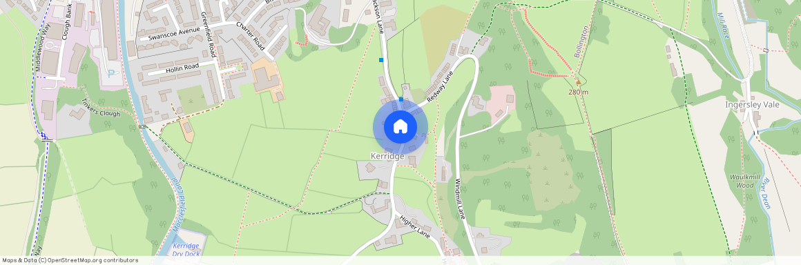 Oak Lane, Kerridge, Macclesfield, Cheshire, SK10 5BD