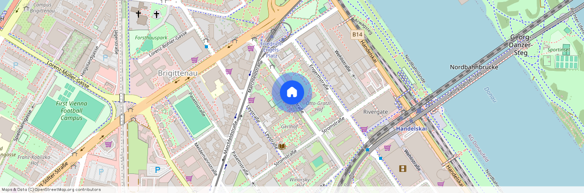 Salzachstr., Nähe Lorenz-Böhler Spital, Vorgartenstraße, 1200, Wien