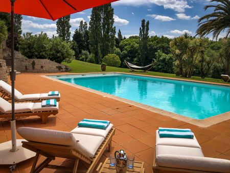 Maison à louer à proximité de Biarritz, sur parc arboré avec piscine, terrain de football et boulodrome. - Photo 5