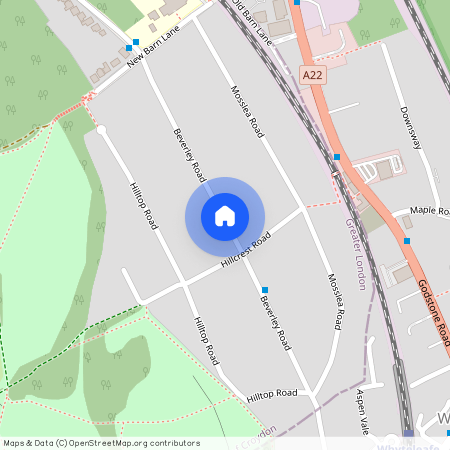 Beverley Road, Whyteleafe