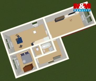 Pronájem, Byt 2+1, 59 m², Mělník, Slovany - Photo 6