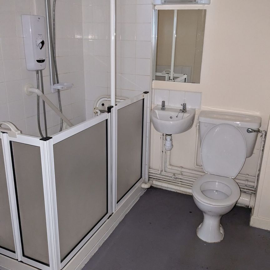 **Apply Online – 2 bed ground floor flat with walk in shower, Ty Brunel, Briton Ferry, Neath - Photo 1